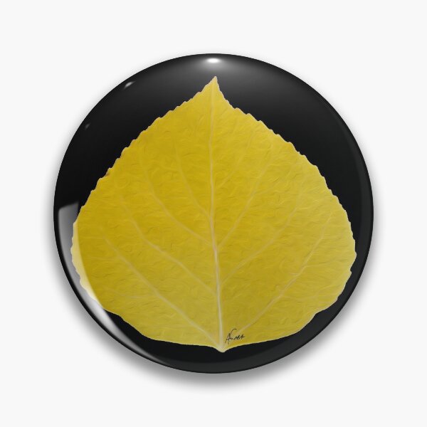 Item preview, Yellow Aspen Leaf #5 designed and sold by GobaFineArts.