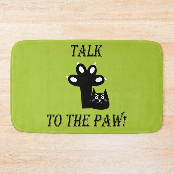 Item preview, Talk to the paw cat design designed and sold by Fluffpotsdesign.