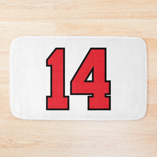 Item preview, 14 Sports Jersey Fourteen Red Number Black designed and sold by infrontofyou.
