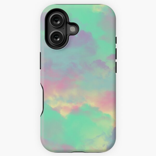 Pastel clouds iPhone Tough Case