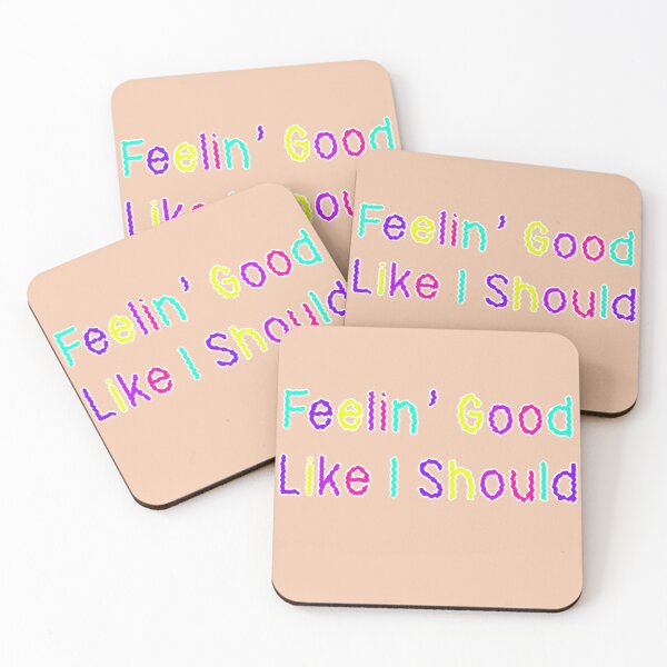 Item preview, Feelin' Good Like I Should designed and sold by Kaimarbe | Cute Stickers & Apparel.