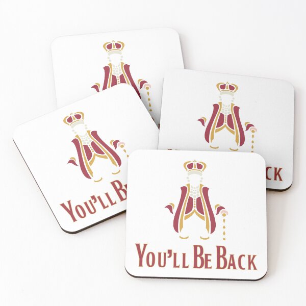 Item preview, You'll Be Back King Motif designed and sold by arturekdesign.