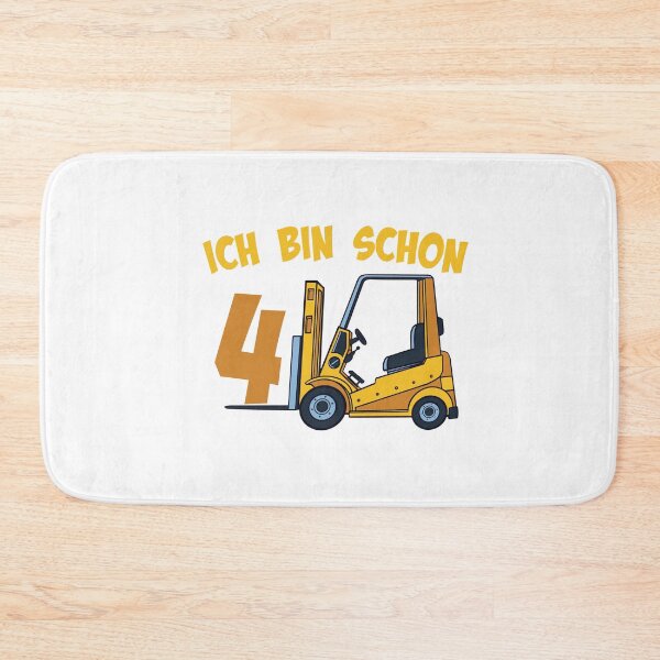 Item preview, Forklift truck 4th birthday 4 year old birthday boy designed and sold by honksunited.