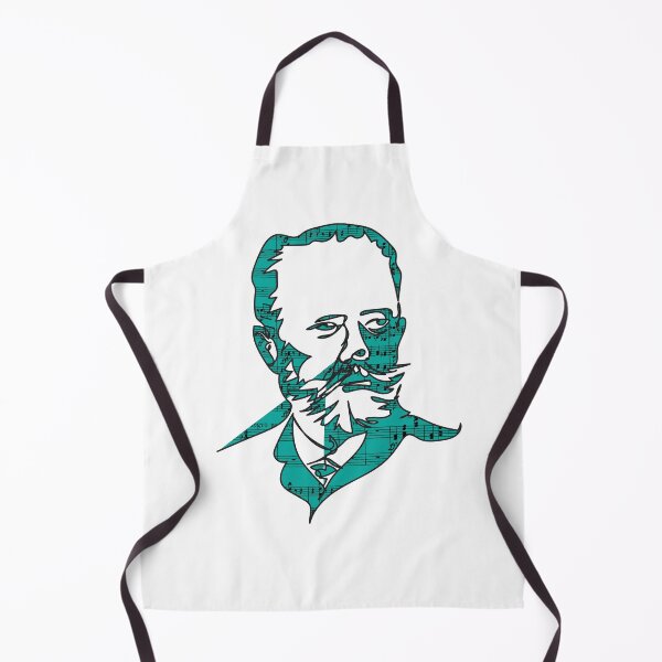 Item preview, Tchaikovsky One-Line Turquoise designed and sold by J-graphics-art.