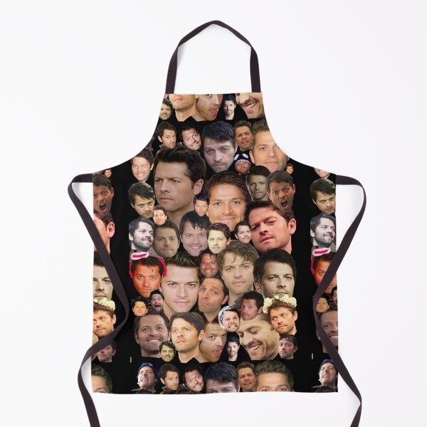 Item preview, The many faces of Misha Collins designed and sold by BrainlessBubble.
