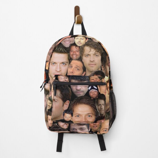 Item preview, The many faces of Misha Collins designed and sold by BrainlessBubble.