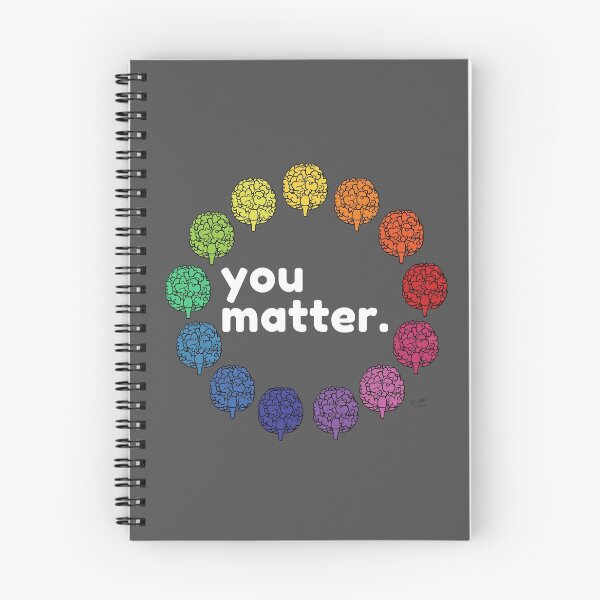 Item preview, Dark Gray You Matter.  designed and sold by DrJuliesThings.