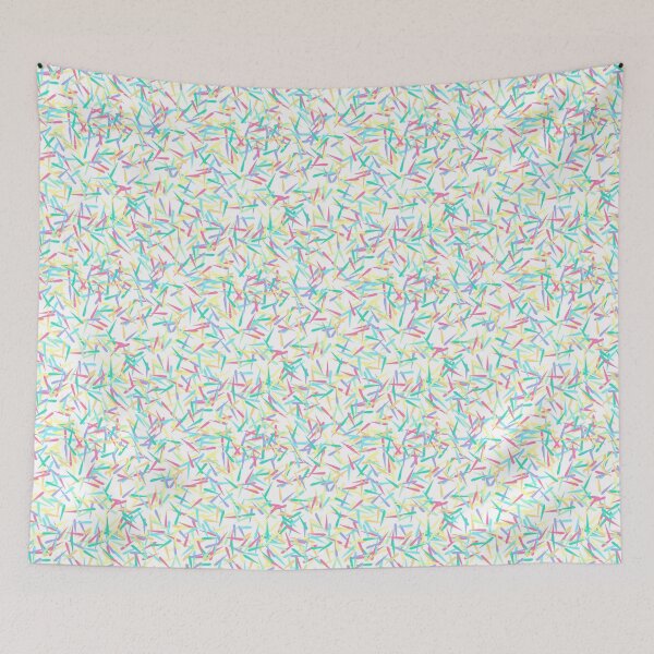 Item preview, Pastel Rainbow Confetti - Seamless designed and sold by rainbow-smash.