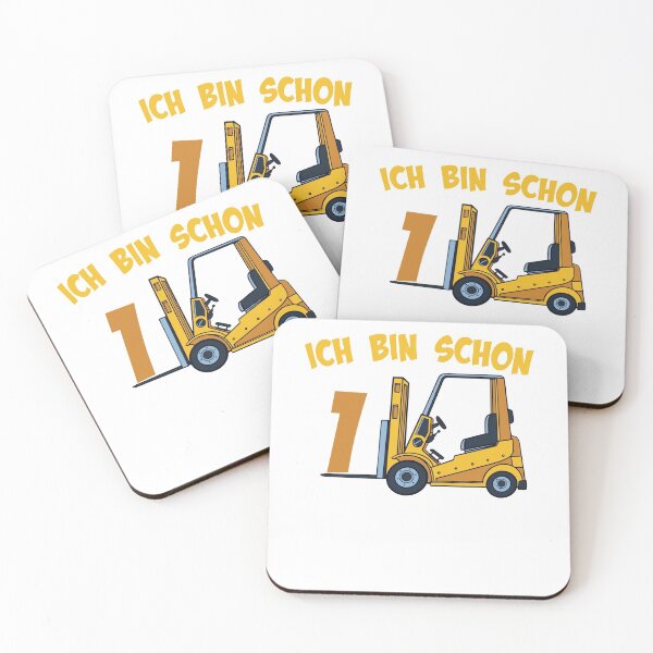 Item preview, Forklift truck 1st birthday 1 year birthday boy designed and sold by honksunited.