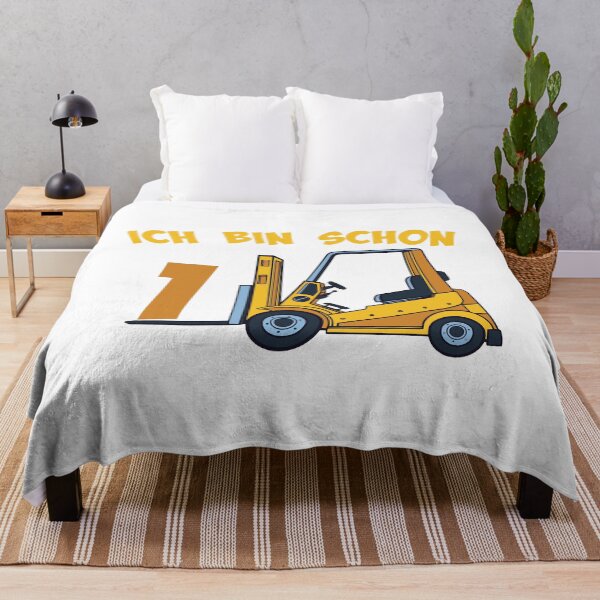 Item preview, Forklift truck 1st birthday 1 year birthday boy designed and sold by honksunited.