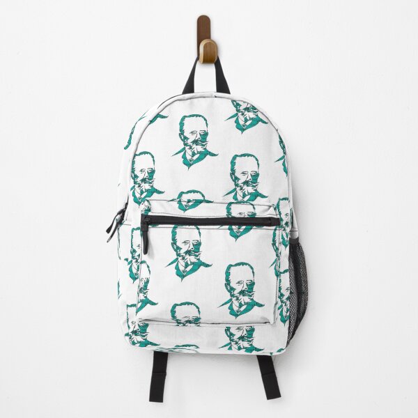 Item preview, Tchaikovsky One-Line Turquoise Pattern designed and sold by J-graphics-art.