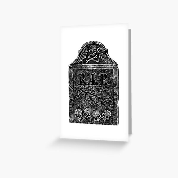 Item preview, Creepy Halloween Tombstone. Horror and Gothic Digital Engraving Image designed and sold by Digital Eclectica.