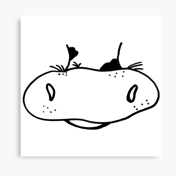 Cow Face Canvas Prints Redbubble