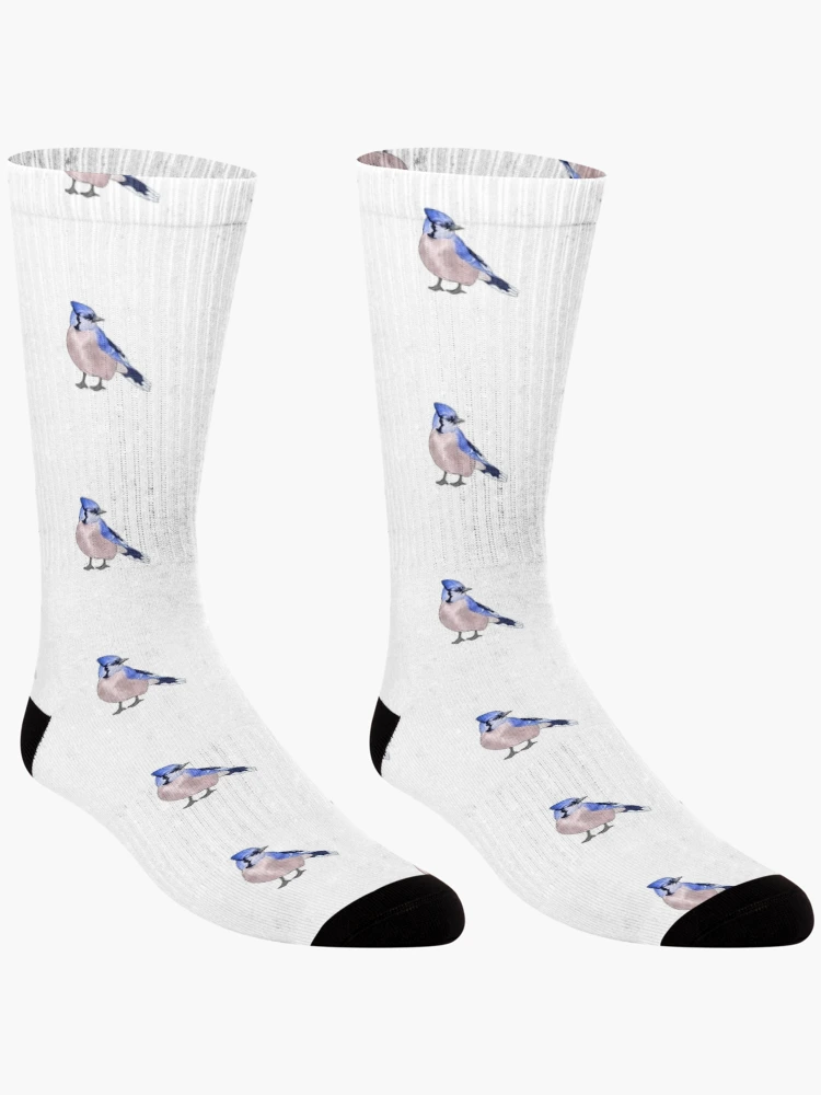 Thumbnail 3 of 5, Socks, Bluejay designed and sold by DrawingBasic.