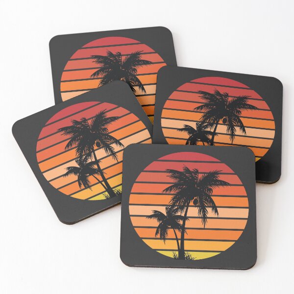 Item preview, Cool Tropical Retro Sunset Vintage 80s Style designed and sold by TamGustam.