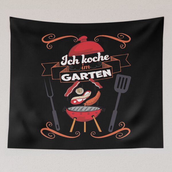 Item preview, funny saying grilling cooking in the garden for grill masters and meat lovers designed and sold by honksunited.
