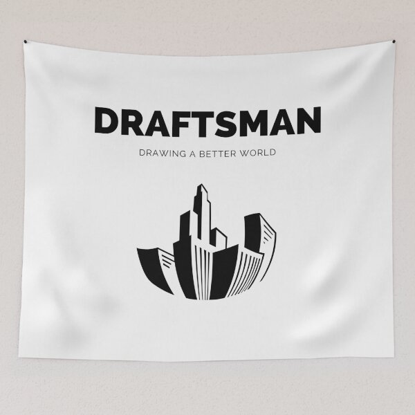 Item preview, Draftsman - Drawing a better world designed and sold by gloriasd14.