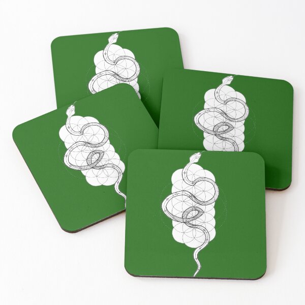 Aperçu de l'œuvre Géométrie sacrée du serpent créée et vendue par cocodesigns.