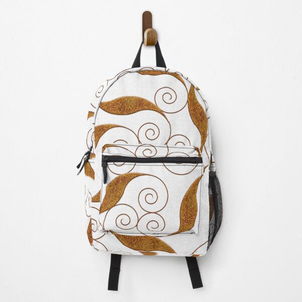 Item preview, Golden Brown Patterns On White designed and sold by Salote Faotusia.