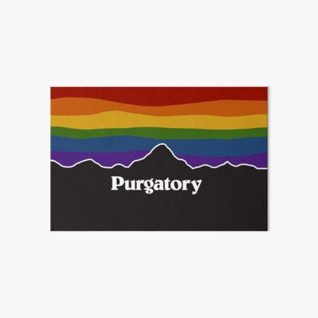 Purgatory Pride Rainbow Sunset - Wynonna Earp Art Board Print