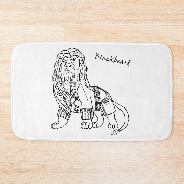Item preview, Blackbeard Lion - Black Sails designed and sold by Kira Shaw.