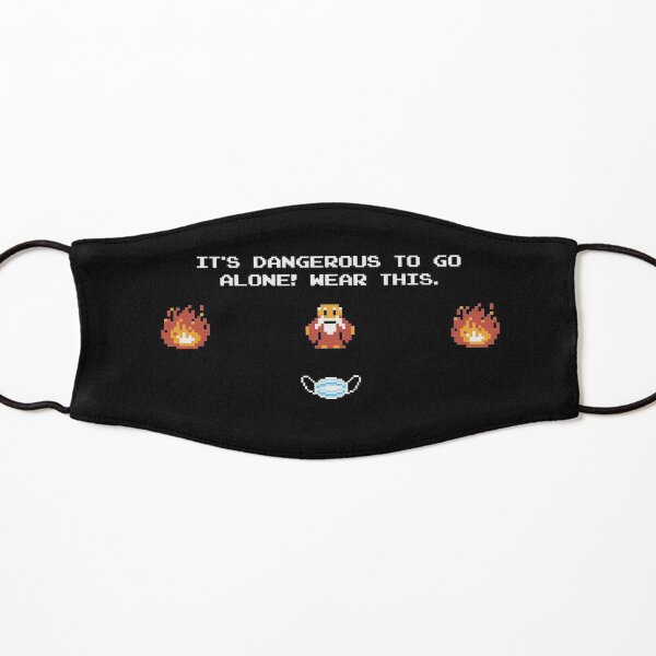 It's dangerous to go alone! Zelda -Mask Design- Kids Mask