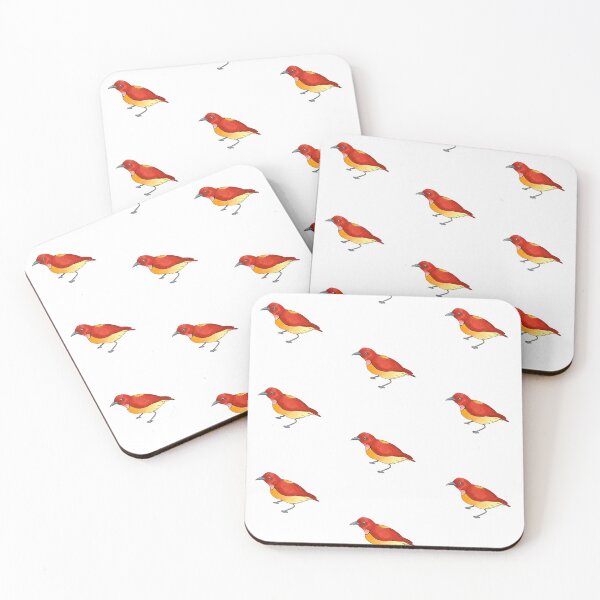 Item preview, pajaro rojo designed and sold by DrawingBasic.
