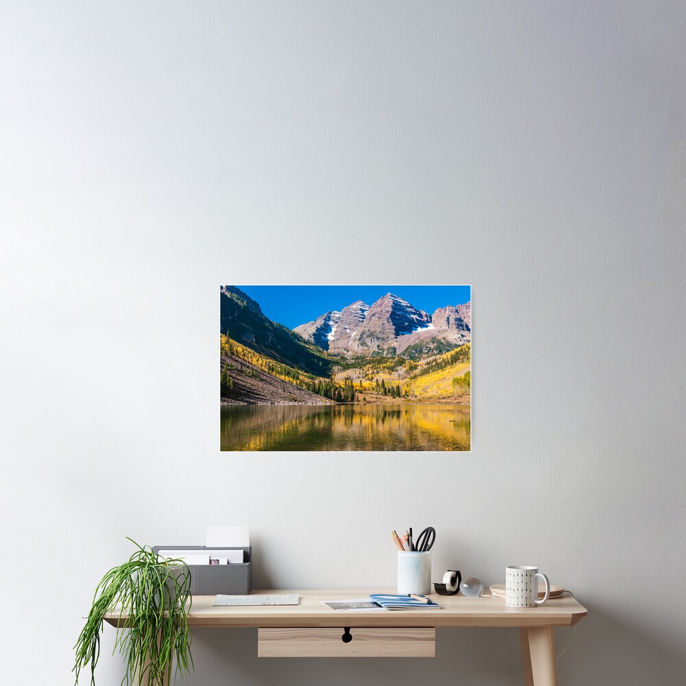 Colorado Maroon And Gold Poster