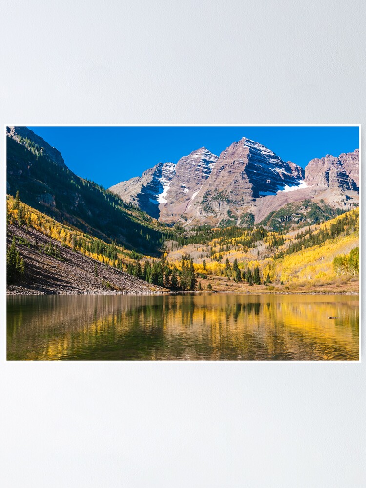 Alternate view of Colorado Maroon And Gold Poster