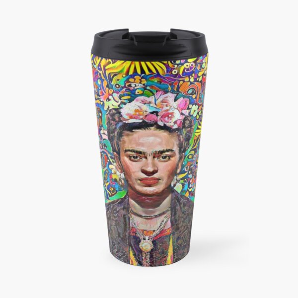 Mexican handcraft Frida Travel Mug