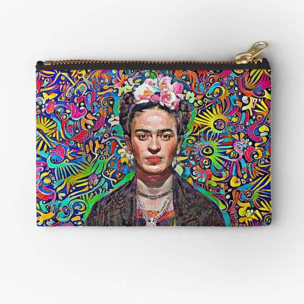 Mexican handcraft Frida Zipper Pouch