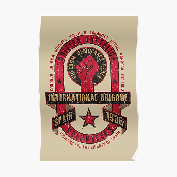 International Brigade - British Battalion V02 Poster