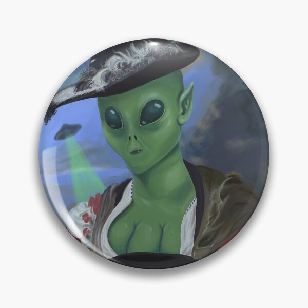 Artikelvorschau, Klassisches Alien-Porträt entworfen und verkauft von deliamadestuff.