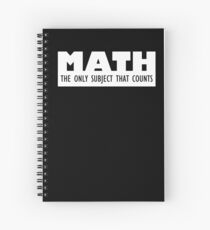 The Subject That Counts (Dark) Spiral Notebook