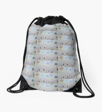 Serenity by Diamante Lavendar Drawstring Bag