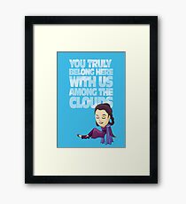 Among the Clouds (Star Wars) Framed Print