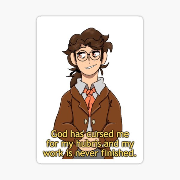 henry jekyll hubris Sticker