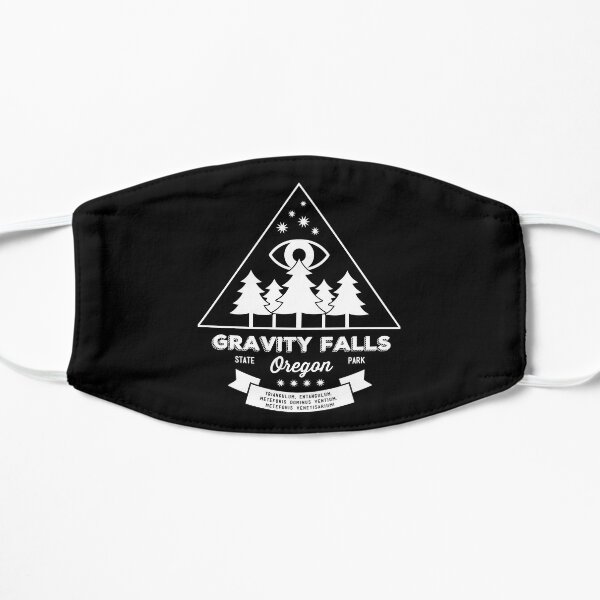 Visit Gravity Falls, Oregon! Flat Mask