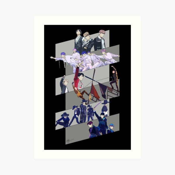 THE BOYZ (더보이즈) ○ Road to Kingdom Art Print