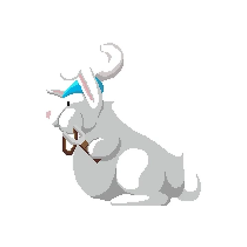 Artwork thumbnail, Pixel Art Ranged Rabbit by FawnGuardian