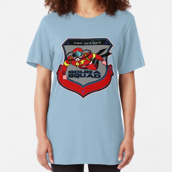Top Secret Scuba Squad Slim Fit T-Shirt