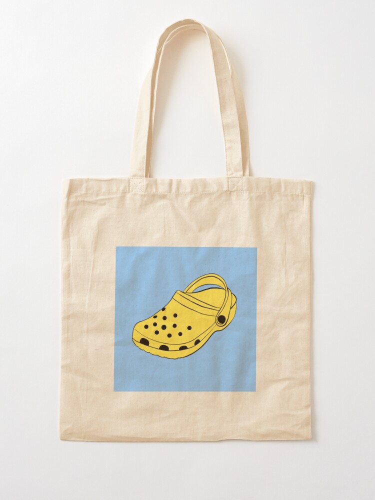 yellow croc bag