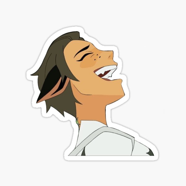 chipped catra Sticker
