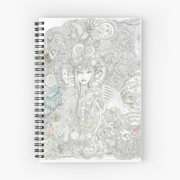 Item preview, "and woven into a network in her hair were planets, times and signs.." designed and sold by Meta Hoepfner.