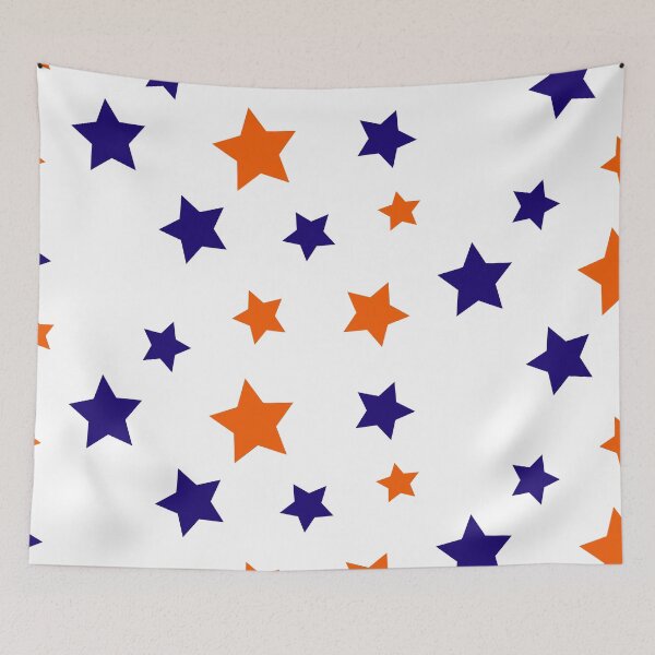 Item preview, Blue and Orange Stars designed and sold by Danimw.