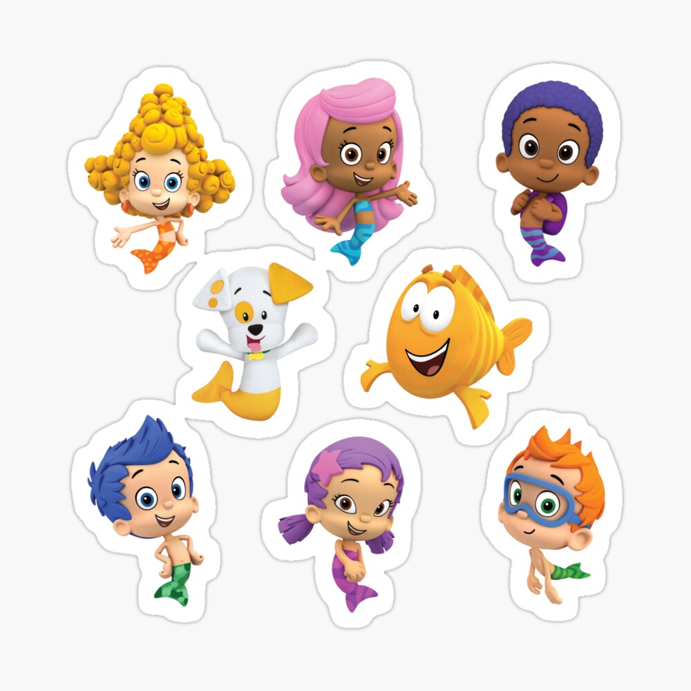 all bubble guppies together / cartoon / mermaids / kids