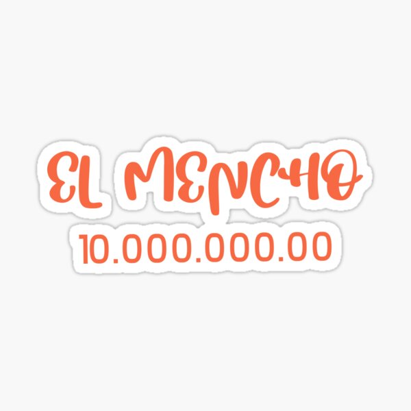 Nemesio Oseguera Cervantes Also Known As El Mencho Sticker By Mittshirt Redbubble