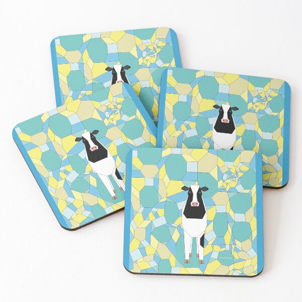 Item preview, Geometric Dairy Cow designed and sold by Caseymakesart.