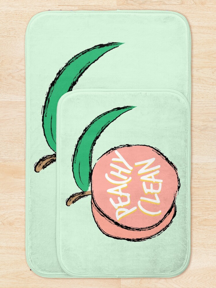 Alternate view of Peachy Clean! Bath Mat