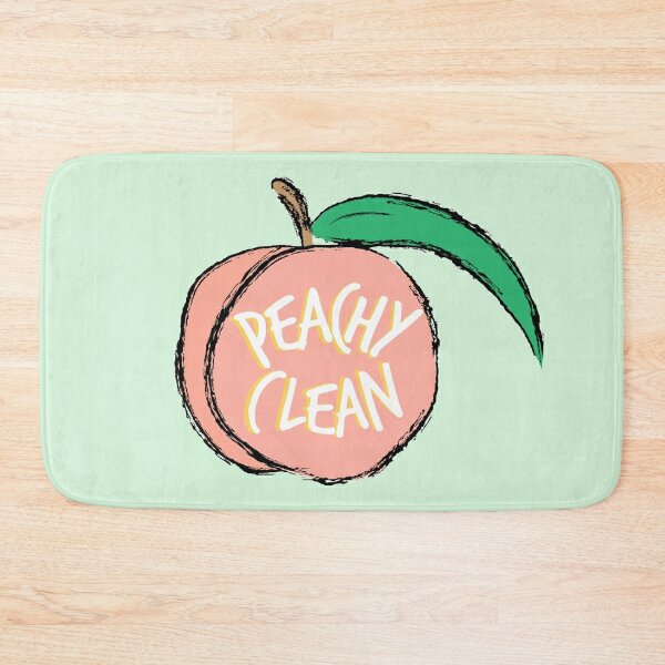 Peachy Clean! Bath Mat